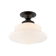 Load image into Gallery viewer, Hudson Valley 3412F-Ob 1 Light Semi Flush, OB