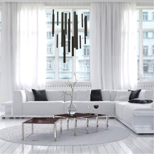 Load image into Gallery viewer, Eurofase 31445-025 Santana Chandelier, Satin Nickel