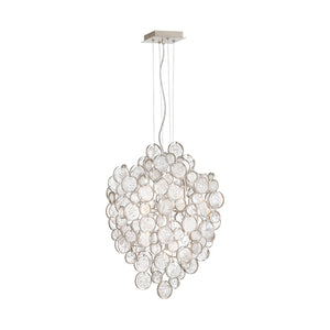 Eurofase 34030-011 Trento Chandelier, Champagne Silver