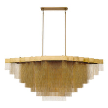 Load image into Gallery viewer, Eurofase 37097-011 Bloomfield Chandelier, Antique Brush Gold