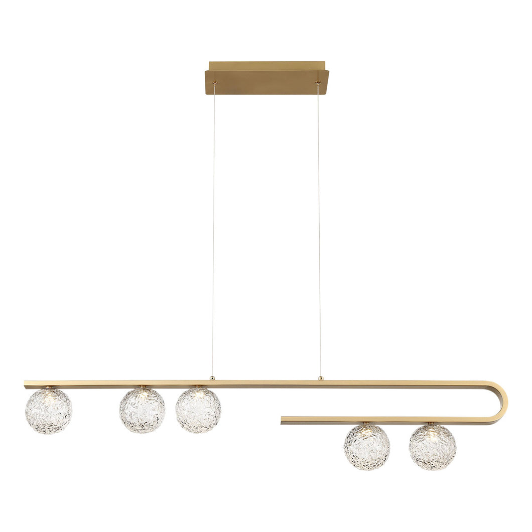 Eurofase 37351-014 Phillimore Chandelier, Brushed Gold