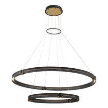 Load image into Gallery viewer, Eurofase 37385-019 Admiral Chandelier, Matte Black/Brass