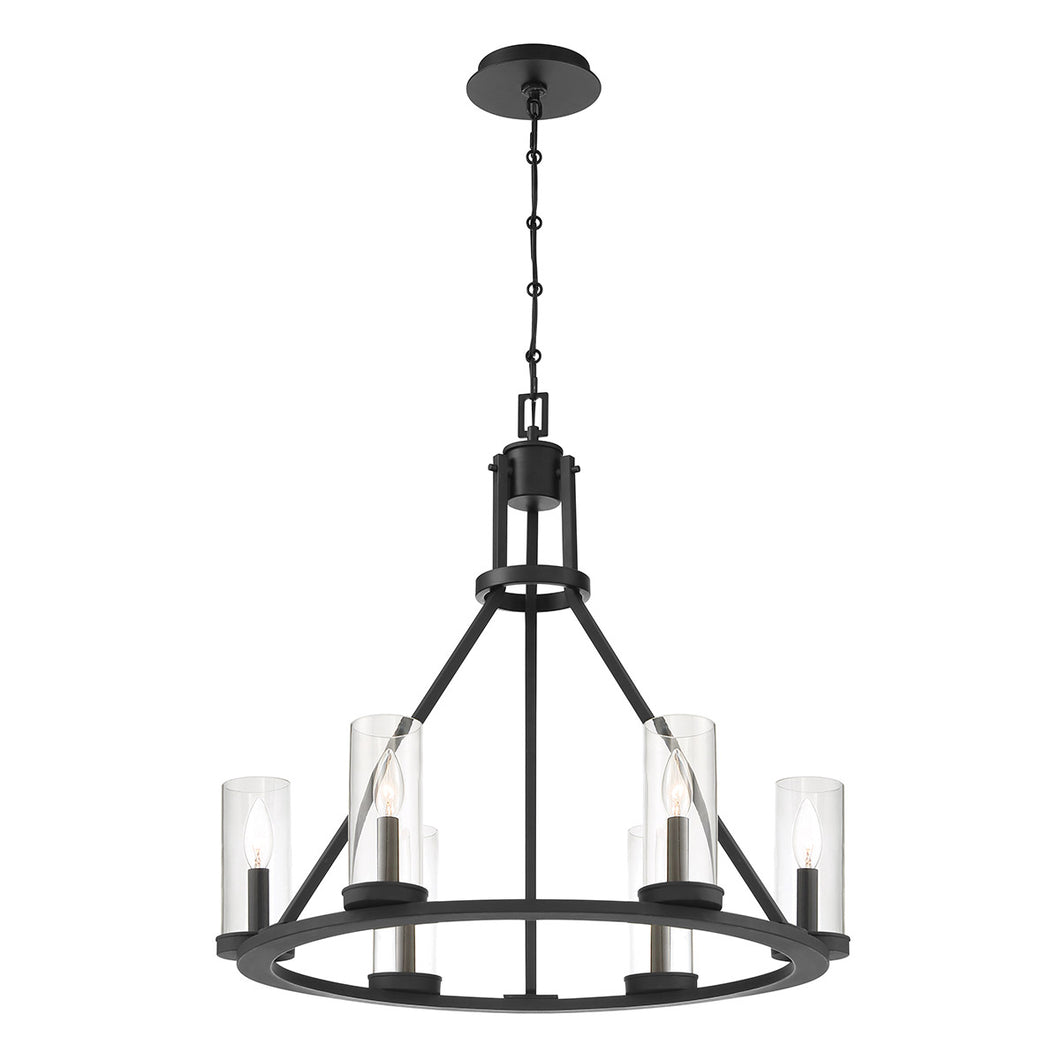 Eurofase 38220-012 Nerito Chandelier, Matte Black