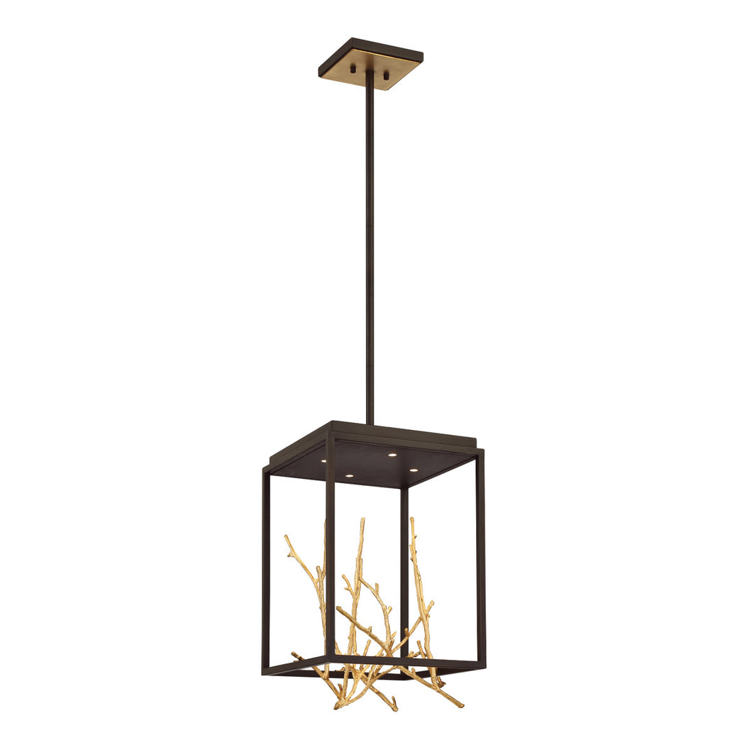 Eurofase 38637-018 Aerie Chandelier, Bronze/Gold