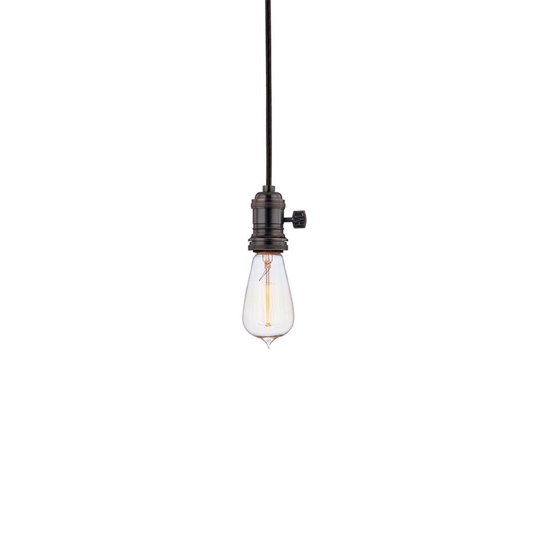 Hudson Valley 8001-Ob 1 Light Pendant, OB