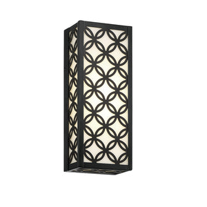 Eurofase 42698-012 Clover 13" Outdoor LED Wall Sconce, Black