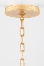 Load image into Gallery viewer, Hudson Valley 6617-GL 3 Light Chandelier, Gold Leaf