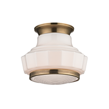 Load image into Gallery viewer, Hudson Valley 3809F-Agb 1 Light Semi Flush, AGB