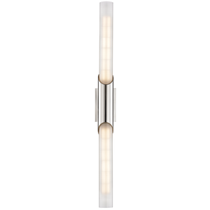 Local Lighting Hudson Valley 2142-Pn 2 Light Wall Sconce, PN WALL SCONCE