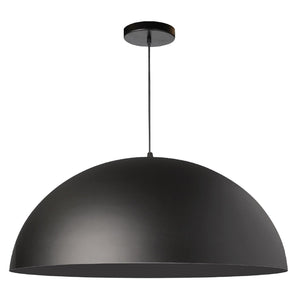 Dainolite OFE-201P-MB-MB 1LT Incandescent Pendant,  Matte Black