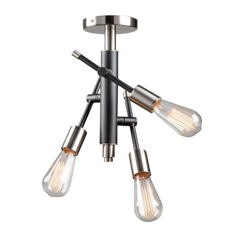 Artcraft AC11251NB Truro 3 Light Semi Flush - Semi Flush