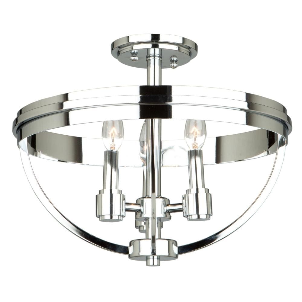 Artcraft Roxbury AC10693CH Semi Flush - Semi Flush