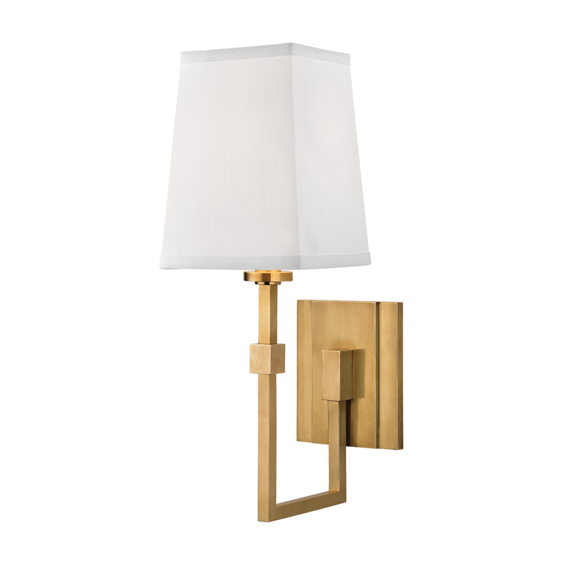 Local Lighting Hudson Valley 1361-AGB 1 Light Wall Sconce, AGB WALL SCONCE