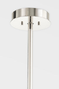 Corbett 338-03-VB 3 Light Semi Flush, Vintage Brass