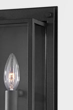 Load image into Gallery viewer, Troy B9101-TBK 1 Light Small Exterior Wall Sconce, Aluminum And Stainless Steel