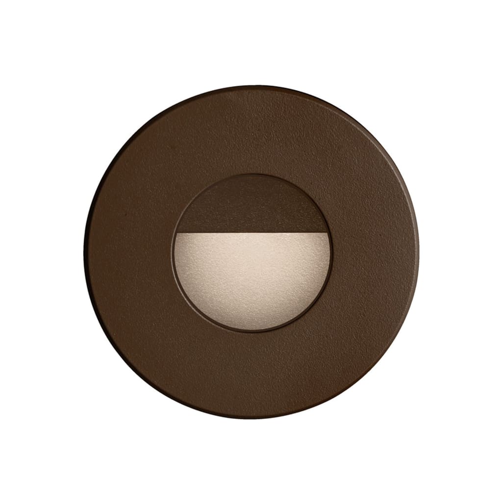 Local Lighting Dainolite DLEDW-300-BZ Bronze Round In/Outdoor 3W LED Wall Ligh LED Step/Wall Light