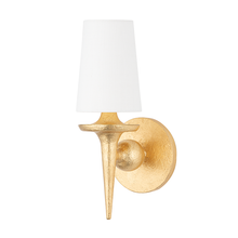 Load image into Gallery viewer, Hudson Valley 6601-GL 1 Light Wall Sconce, Gold Leaf