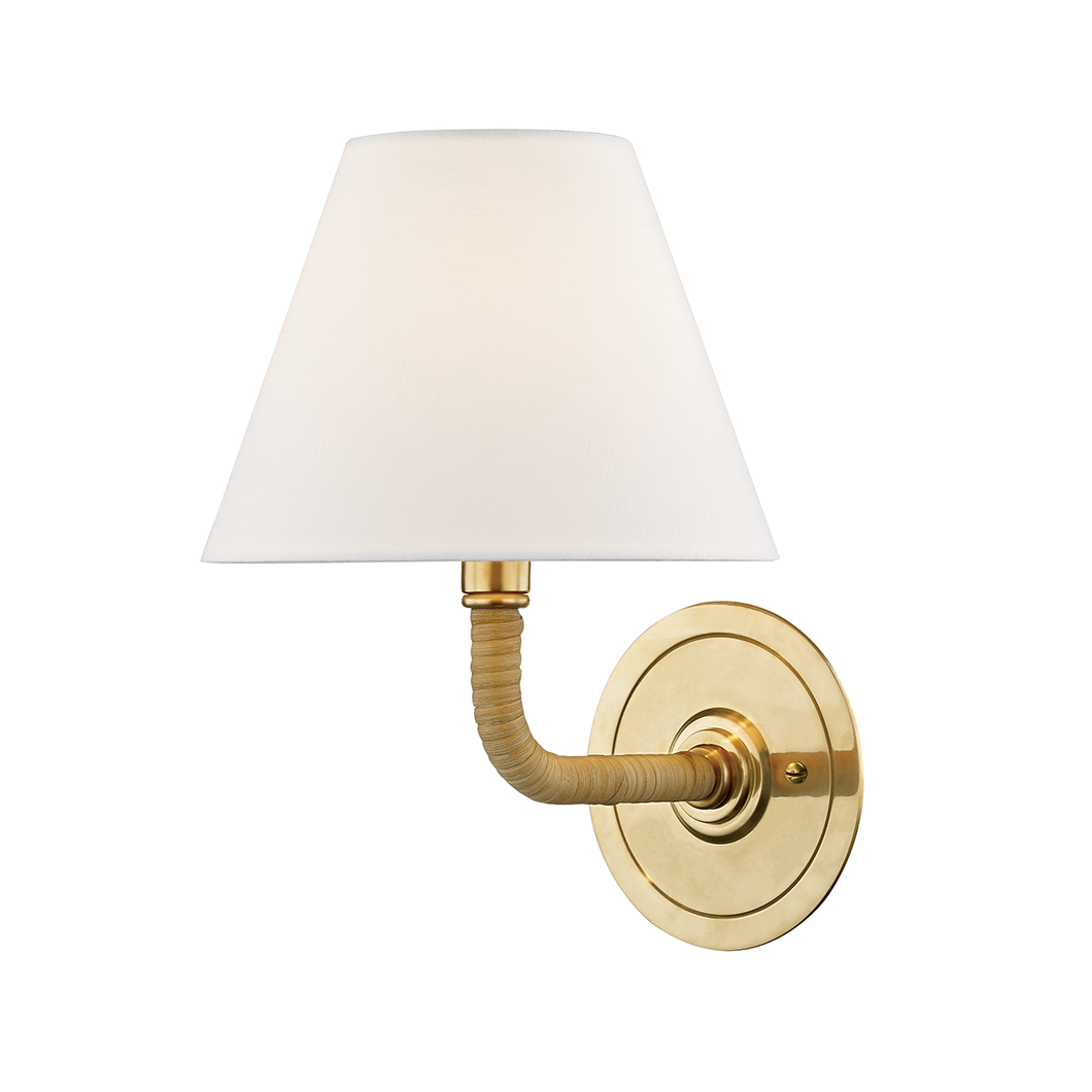 Local Lighting Hudson Valley Mds500-AGB 1 Light Wall Sconce, AGB Wall Sconce