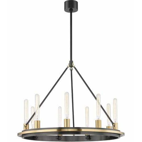 Local Lighting Hudson Valley 2732-Aob-9 Light Pendant, AOB PENDANT