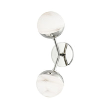 Load image into Gallery viewer, Hudson Valley-2832-Pn 2 Light Wall Sconce Polished Nickel - 