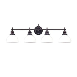 Local Lighting Hudson Valley 5904-Ob-4 Light Bath Bracket, OB BATH AND VANITY