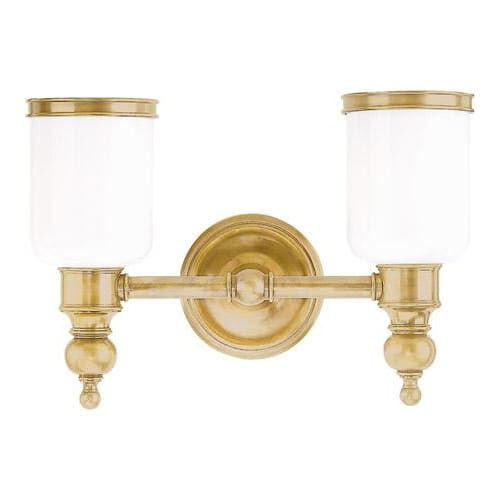 Local Lighting Hudson Valley 6302-AGB 2 Light Bath Bracket, AGB BATH AND VANITY