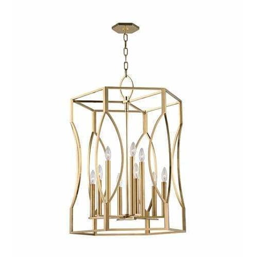 Local Lighting Hudson Valley 6523-AGB 9 Light Pendant, AGB PENDANT