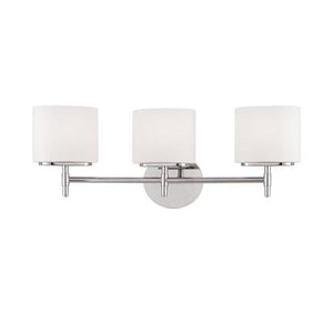 Local Lighting Hudson Valley 8903-Pc-3 Light Bath Bracket, PC BATH AND VANITY