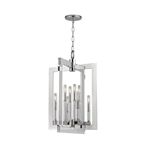 Local Lighting Hudson Valley 9323-Pn-8 Light Large Pendant, PN Pendant