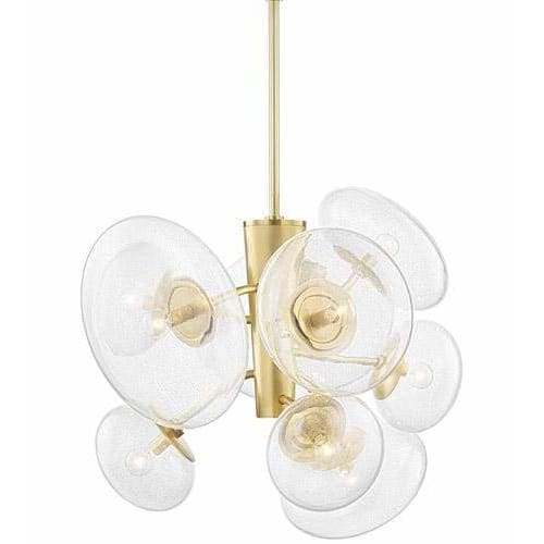 Local Lighting Hudson Valley Kbs1471809-AGB 9 Light Pendant, AGB Pendant