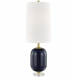 Local Lighting Hudson Valley L1449-Mn 1 Light Table Lamp, MN Table Lamp