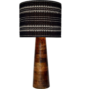 Local Lighting  Notre Dame Design LPT1165 ELIX Table Lamp, Walnut Finish