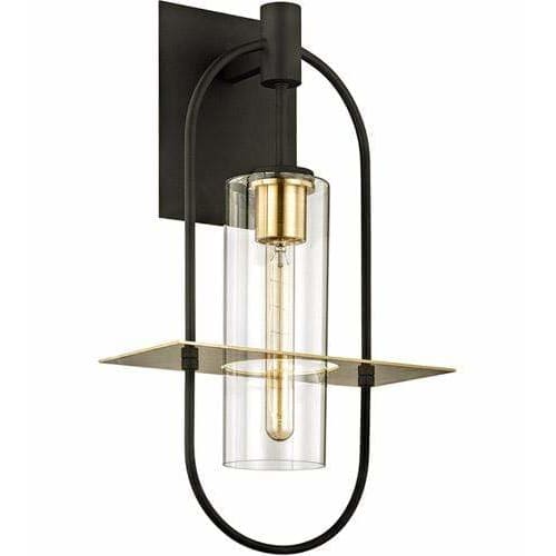 Local Lighting Troy Lighting B6393-Smyth 1Lt Wall, DARK BRONZE AND BRUSHED BRASS Exterior